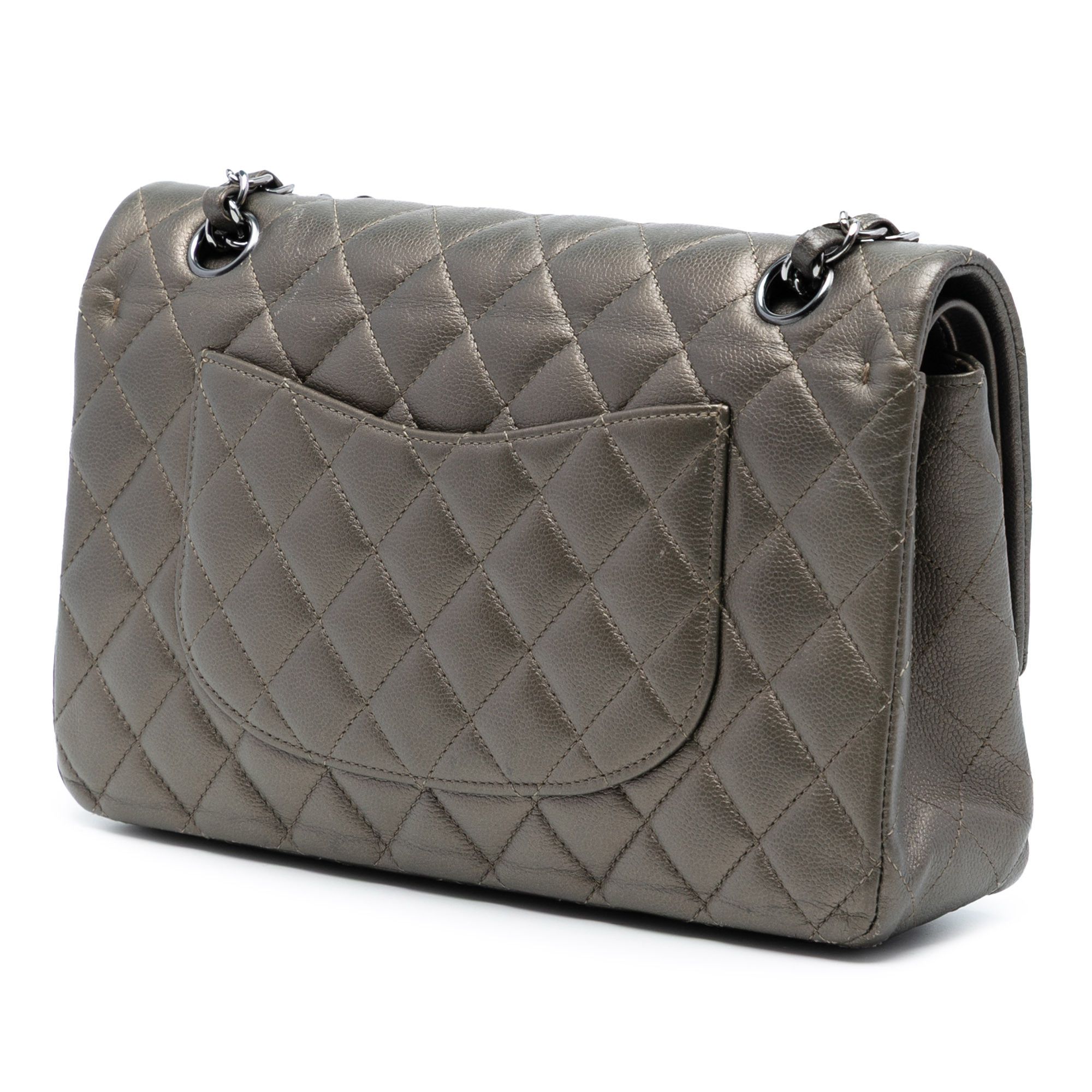 Chanel Chanel Medium Classic Metallic Caviar Double Flap Size ONE SIZE - 2 Thumbnail