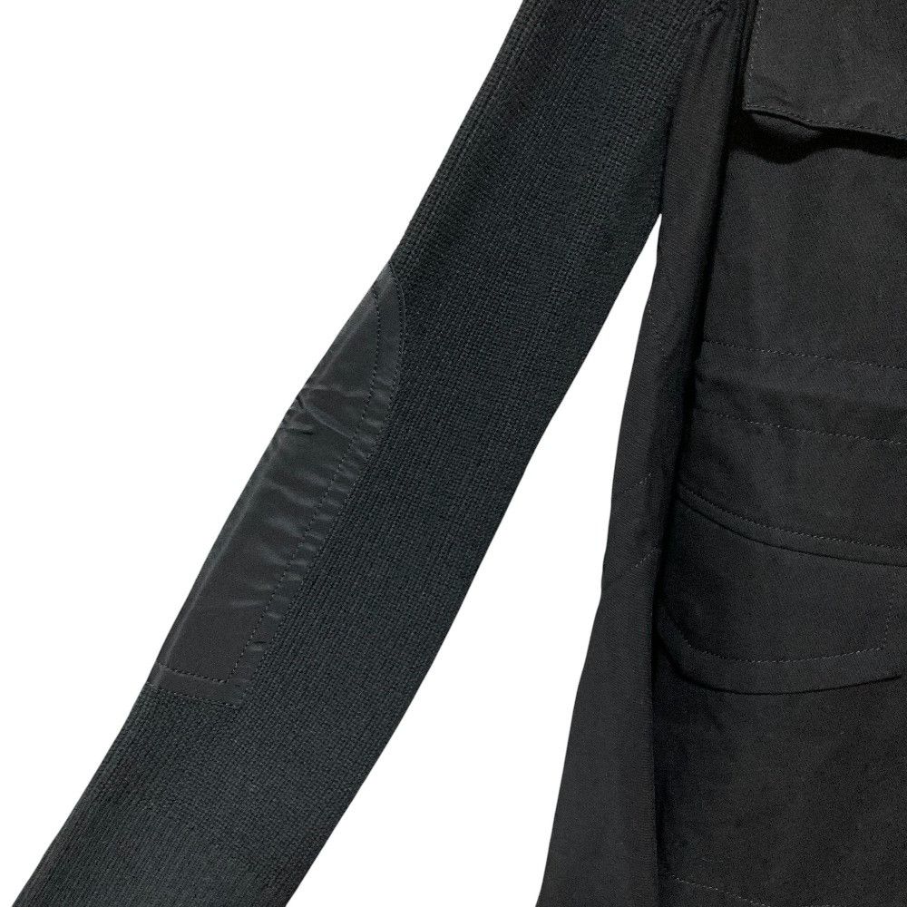 Sacai Sacai sacai Fabric Combo Jacket Knit Combo Military Jacket Textile Outerwear 20-04847 DUTY FREE for USA Size ONE SIZE - 3 Thumbnail