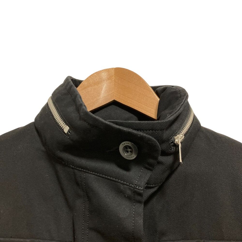 Sacai Sacai sacai Fabric Combo Jacket Knit Combo Military Jacket Textile Outerwear 20-04847 DUTY FREE for USA Size ONE SIZE - 5 Thumbnail