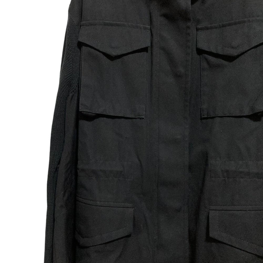 Sacai Sacai sacai Fabric Combo Jacket Knit Combo Military Jacket Textile Outerwear 20-04847 DUTY FREE for USA Size ONE SIZE - 4 Thumbnail