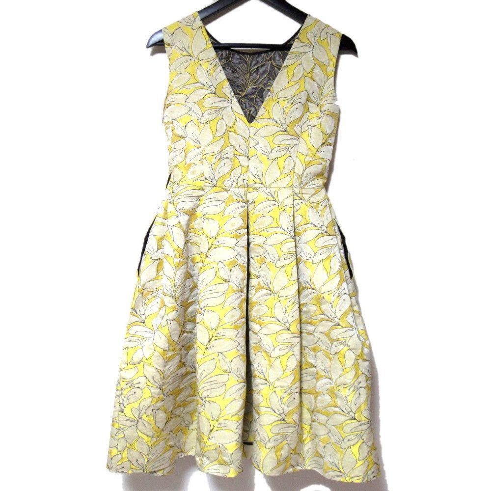 Other Other Carolina Herrera Floral Jacquard Dress Textile Dresses DUTY FREE for USA Size ONE SIZE - 2 Thumbnail