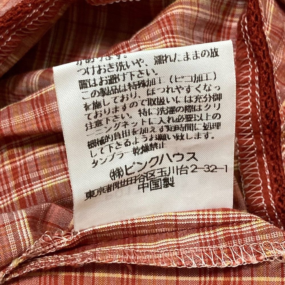 Other Other PINK HOUSE Check Long Sleeve Blouse Textile Tops DUTY FREE for USA Size ONE SIZE - 6 Thumbnail