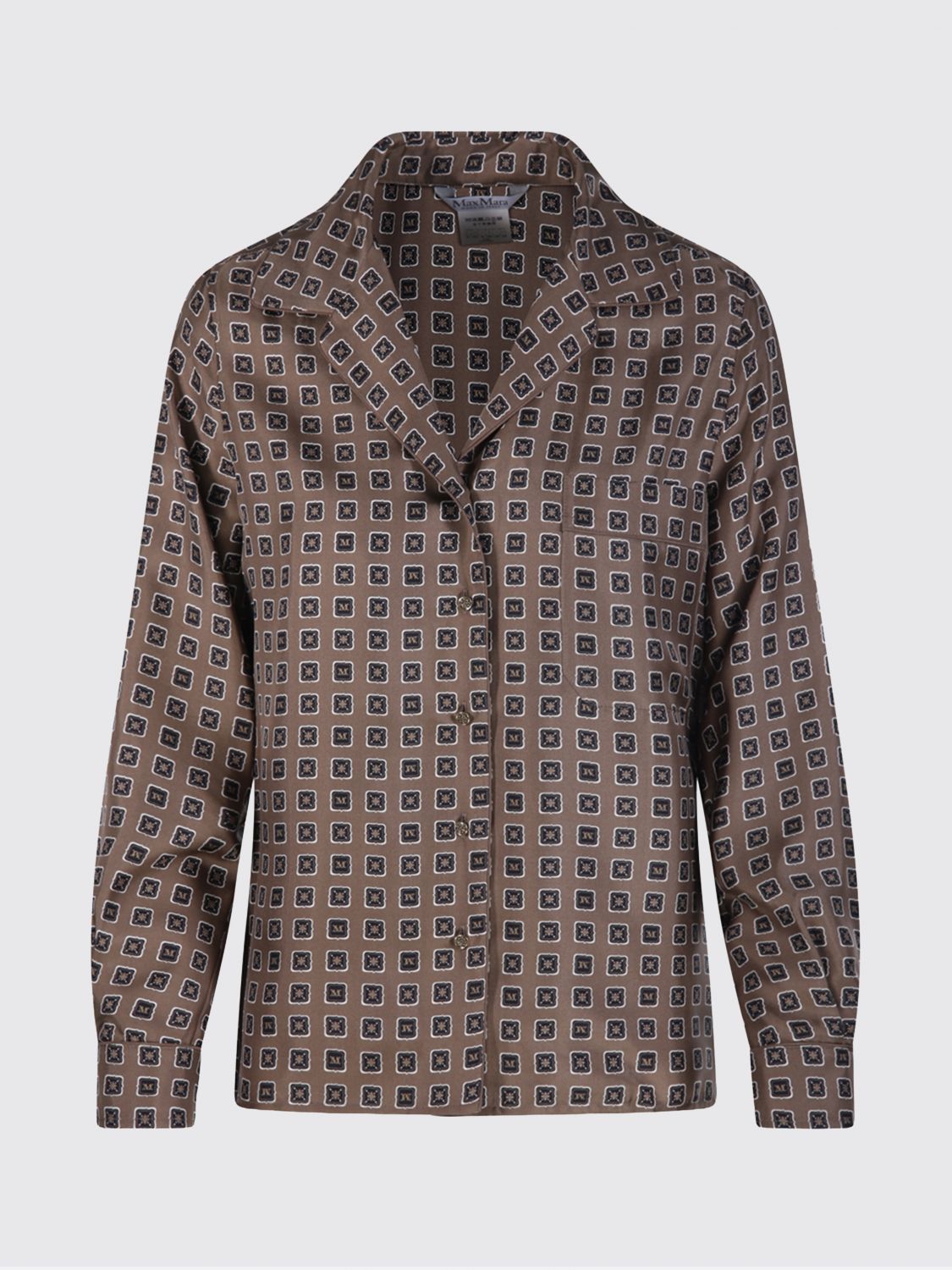 Max Mara Max Mara Shirt Woman Sand Size XL / US 12-14 / IT 48-50 - 2 Thumbnail