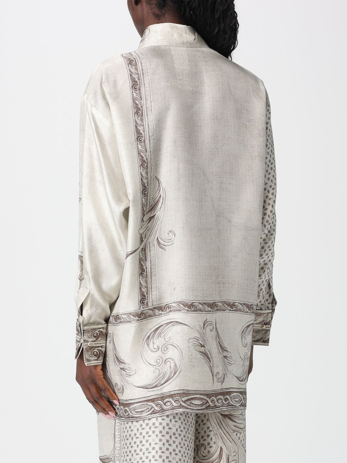 Max Mara Max Mara Shirt Woman Ivory Size S / US 4 / IT 40 - 3 Thumbnail