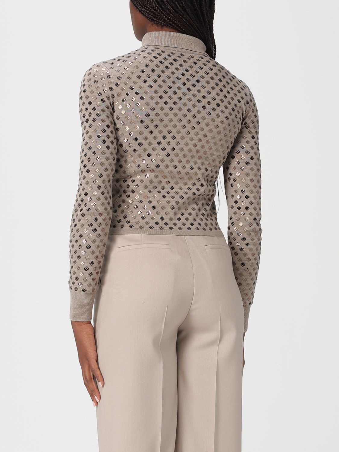Max Mara Max Mara Sweater Woman Beige Size M / US 6-8 / IT 42-44 - 3 Thumbnail