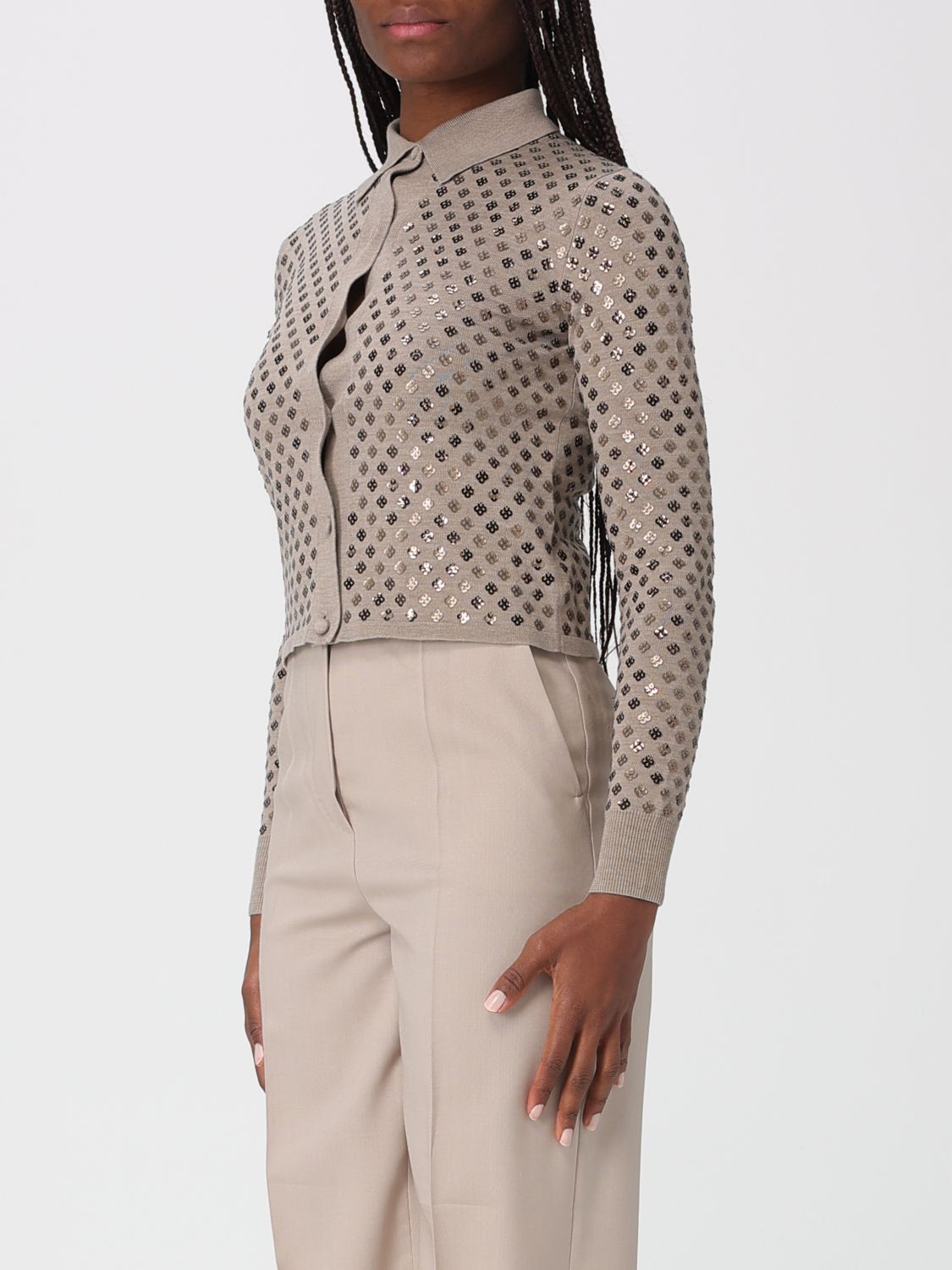 Max Mara Max Mara Sweater Woman Beige Size M / US 6-8 / IT 42-44 - 4 Thumbnail