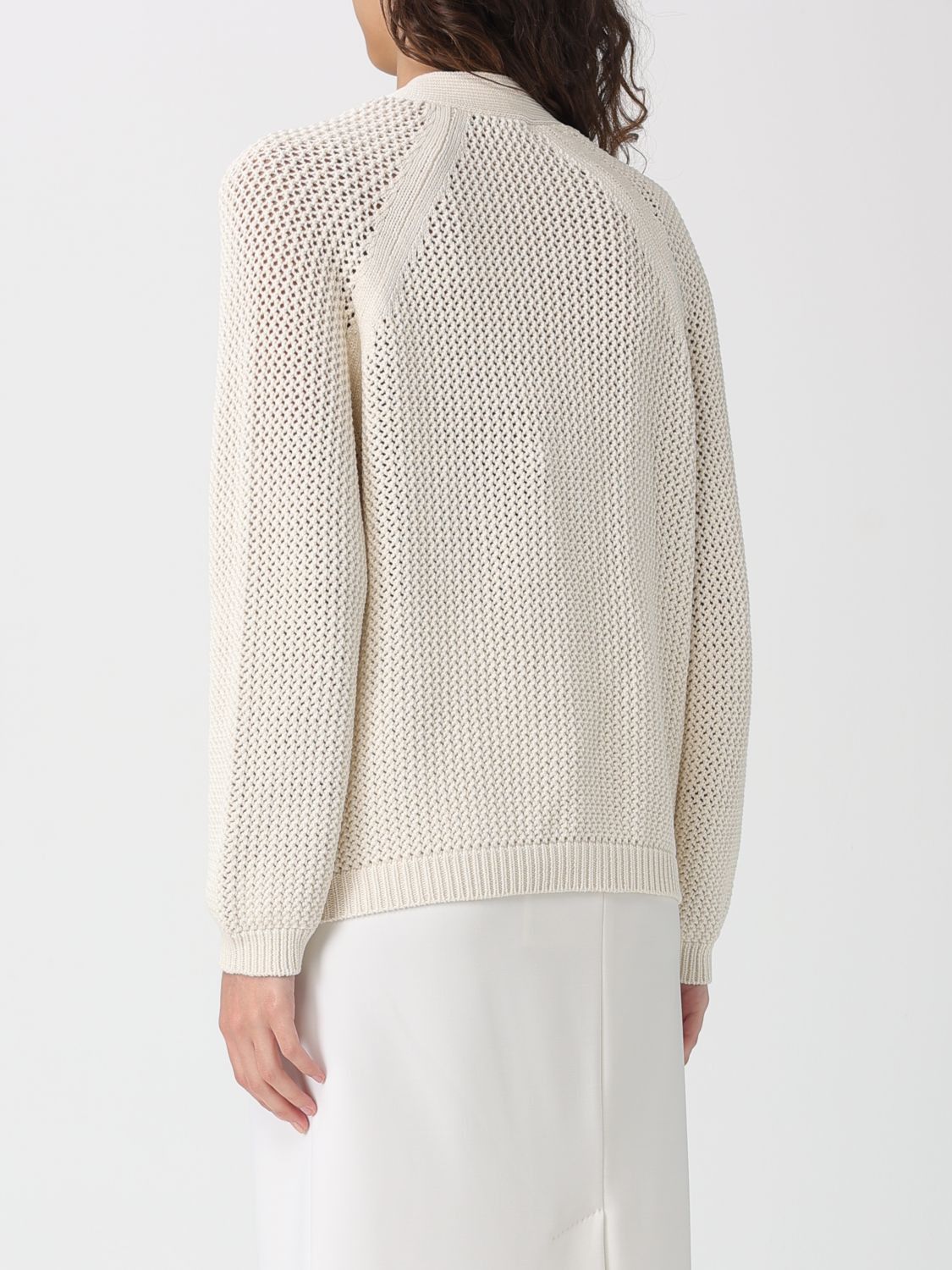 Max Mara Max Mara Sweater Woman Ivory Size S / US 4 / IT 40 - 3 Thumbnail