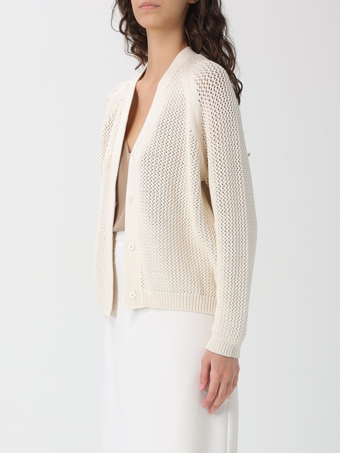 Max Mara Max Mara Sweater Woman Ivory Size S / US 4 / IT 40 - 4 Thumbnail