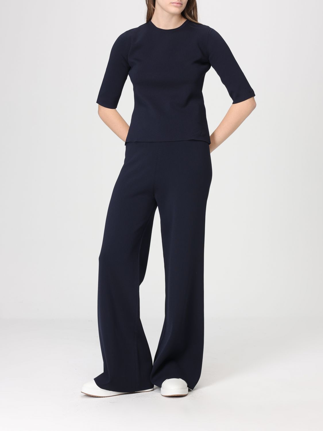 Max Mara Max Mara Sweater Woman Blue Size L / US 10 / IT 46 - 2 Thumbnail