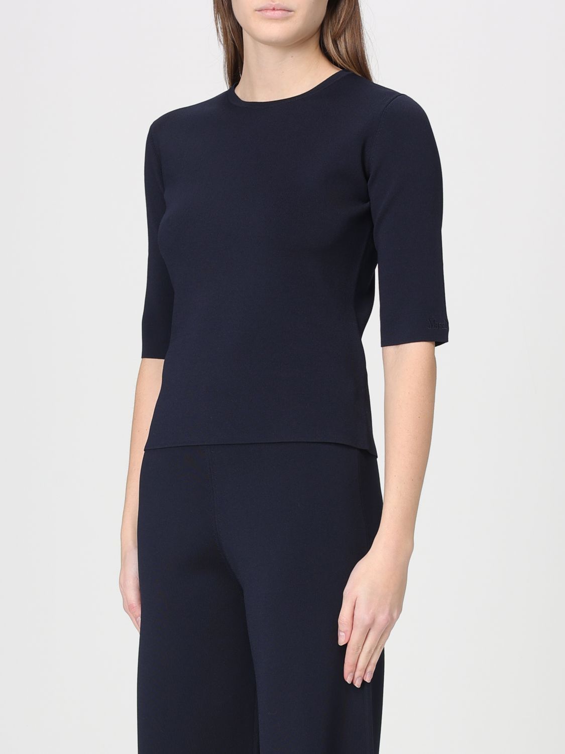 Max Mara Max Mara Sweater Woman Blue Size M / US 6-8 / IT 42-44 - 4 Thumbnail