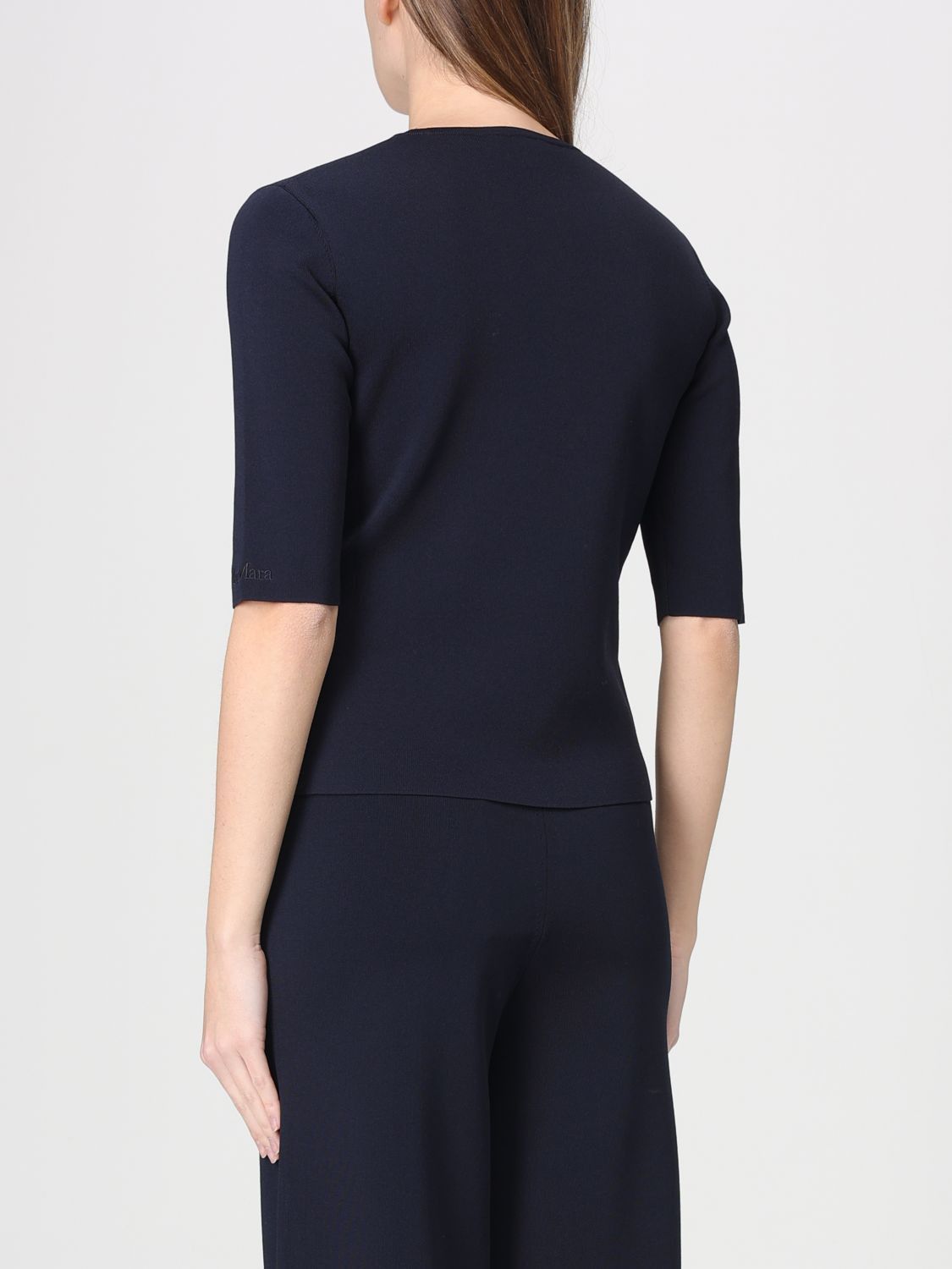 Max Mara Max Mara Sweater Woman Blue Size S / US 4 / IT 40 - 3 Thumbnail