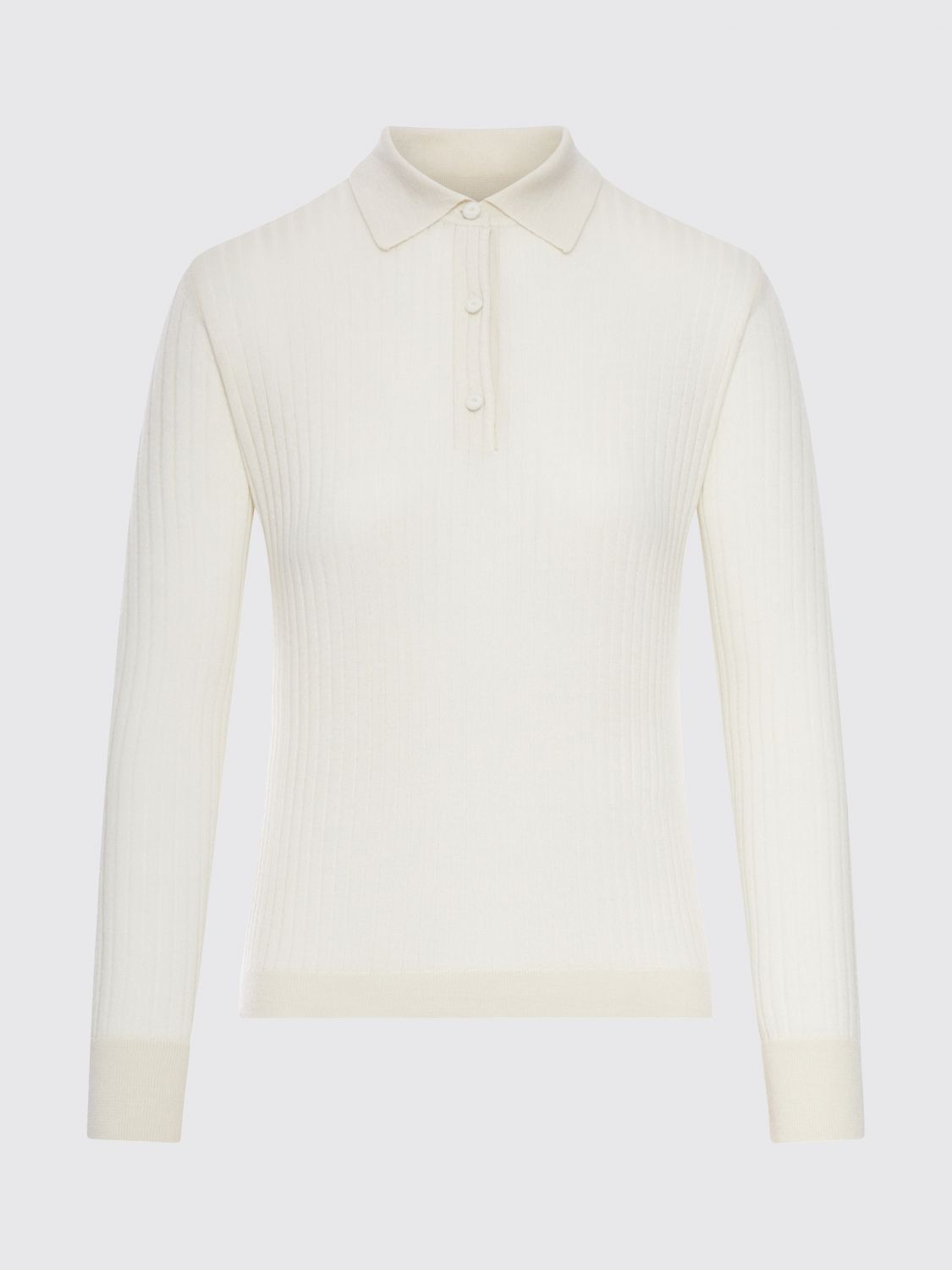 Max Mara Max Mara Polo Shirt Woman White Size M / US 6-8 / IT 42-44 - 2 Thumbnail