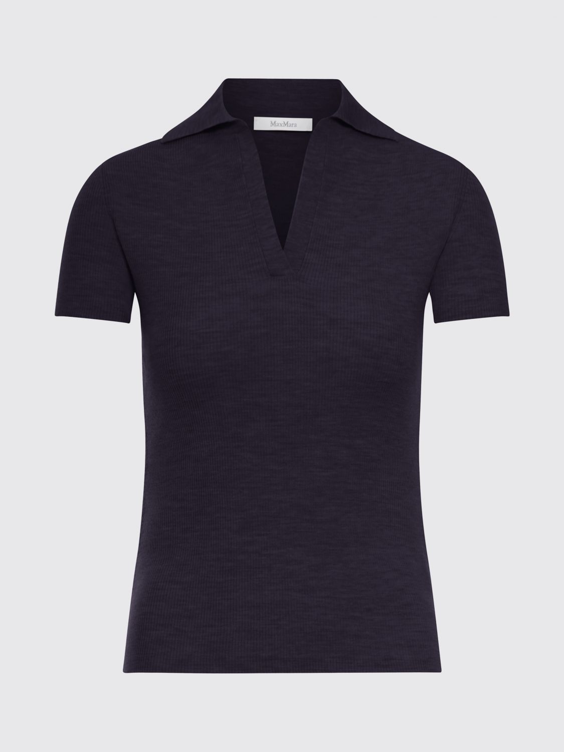 Max Mara Max Mara Polo Shirt Woman Blue Size M / US 6-8 / IT 42-44 - 2 Thumbnail