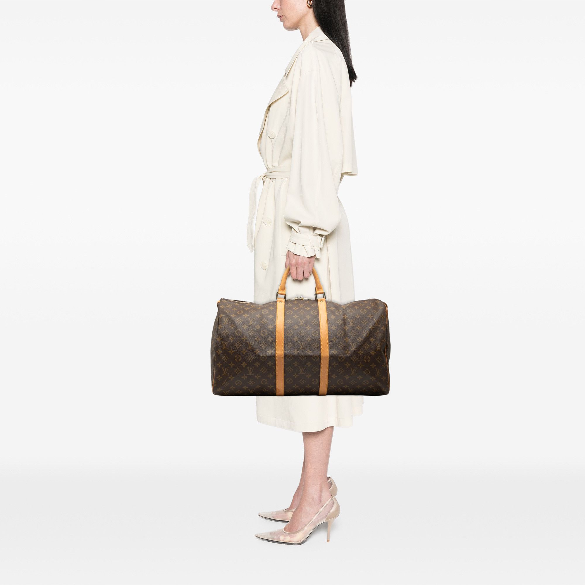 Louis Vuitton Louis Vuitton Monogram Keepall 55 Size ONE SIZE - 9 Thumbnail