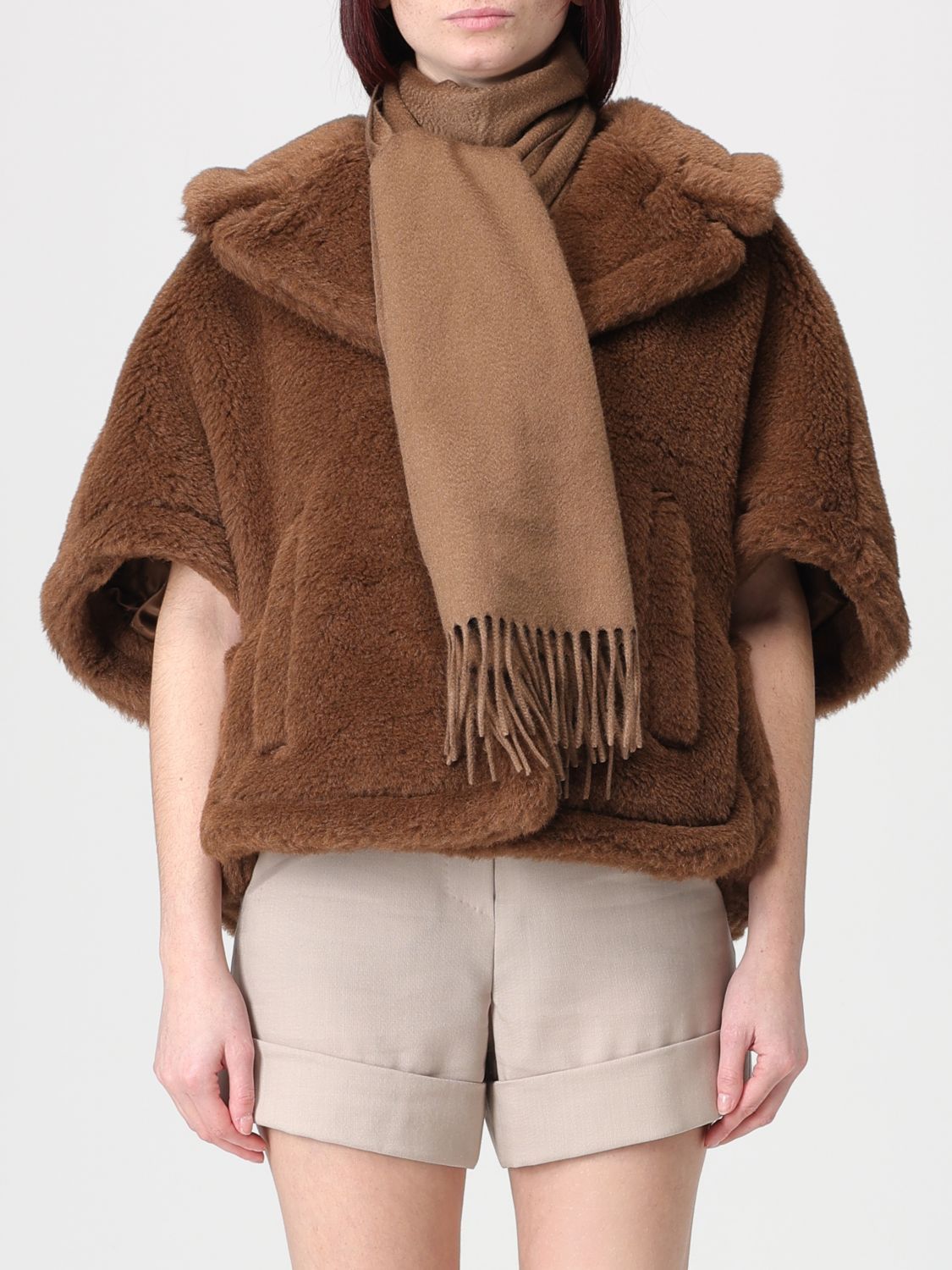 Max Mara Max Mara Scarf Woman Brown Size ONE SIZE - 2 Thumbnail