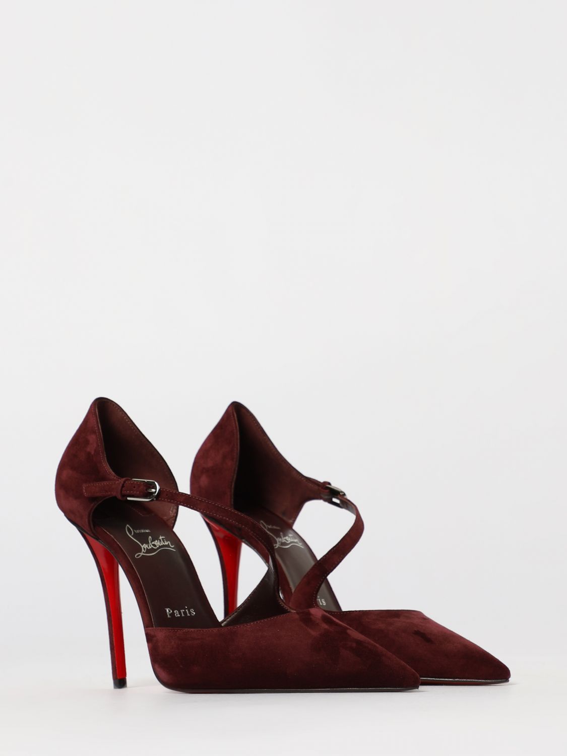 Christian Louboutin Christian Louboutin Pump Woman Burgundy Size US 7 / IT 37 - 2 Thumbnail