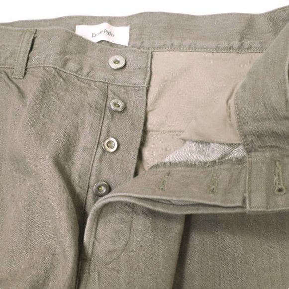 Other Other Ernie Palo COLOR DENIM Cotton Slacks Textile Bottoms EP09PT05B DUTY FREE for USA Size ONE SIZE - 6 Thumbnail