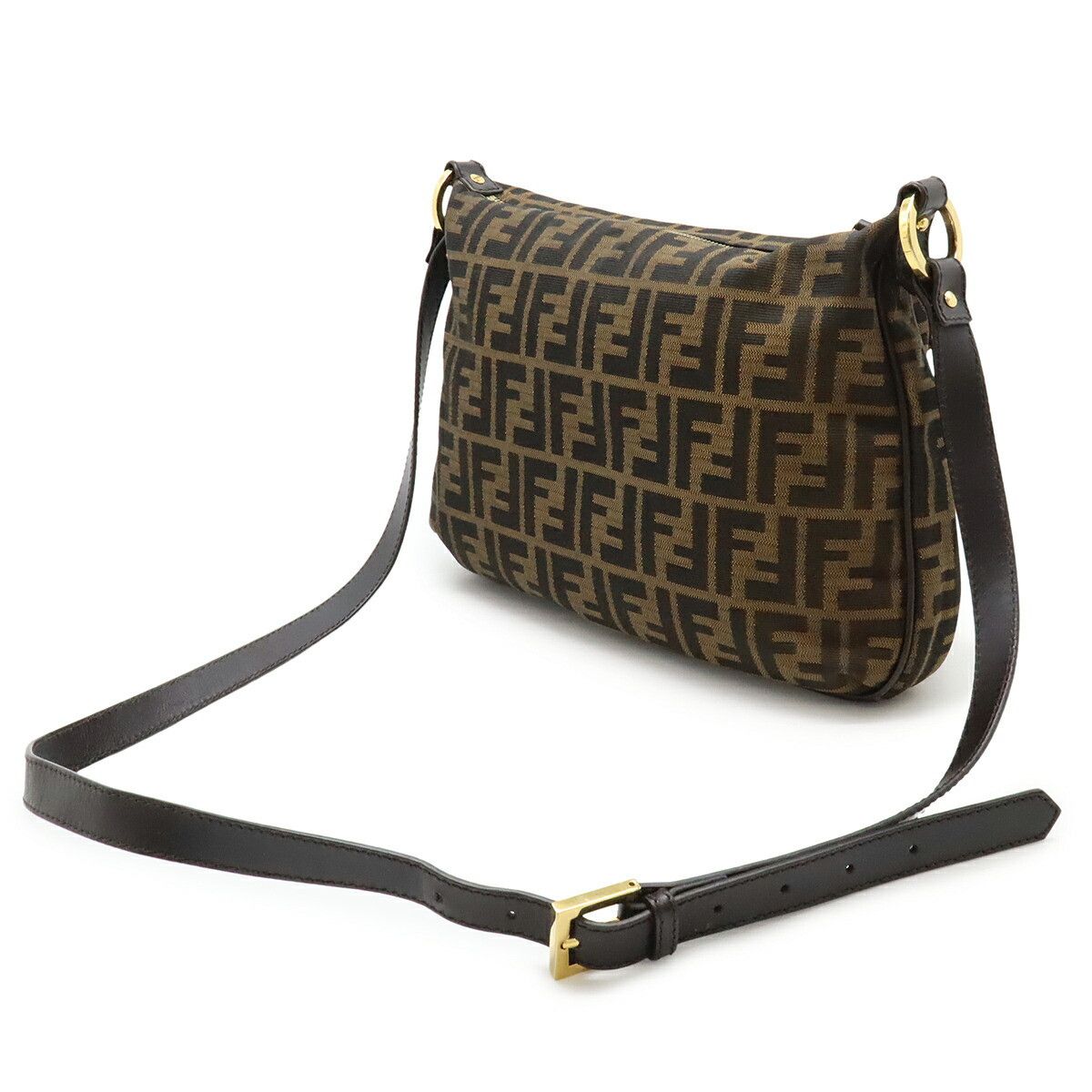 Fendi Fendi Fendi Zucca Nylon Canvas Shoulder Bag Textile Crossbody Bag 8BT190 DUTY FREE for USA Size ONE SIZE - 2 Thumbnail