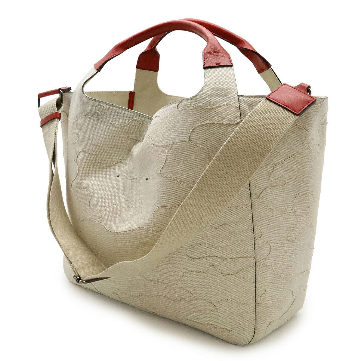 Valentino Valentino Valentino Garavani Atelier 07 Canvas 2way Tote Bag Textile Tote Bag DUTY FREE for USA Size ONE SIZE - 2 Thumbnail