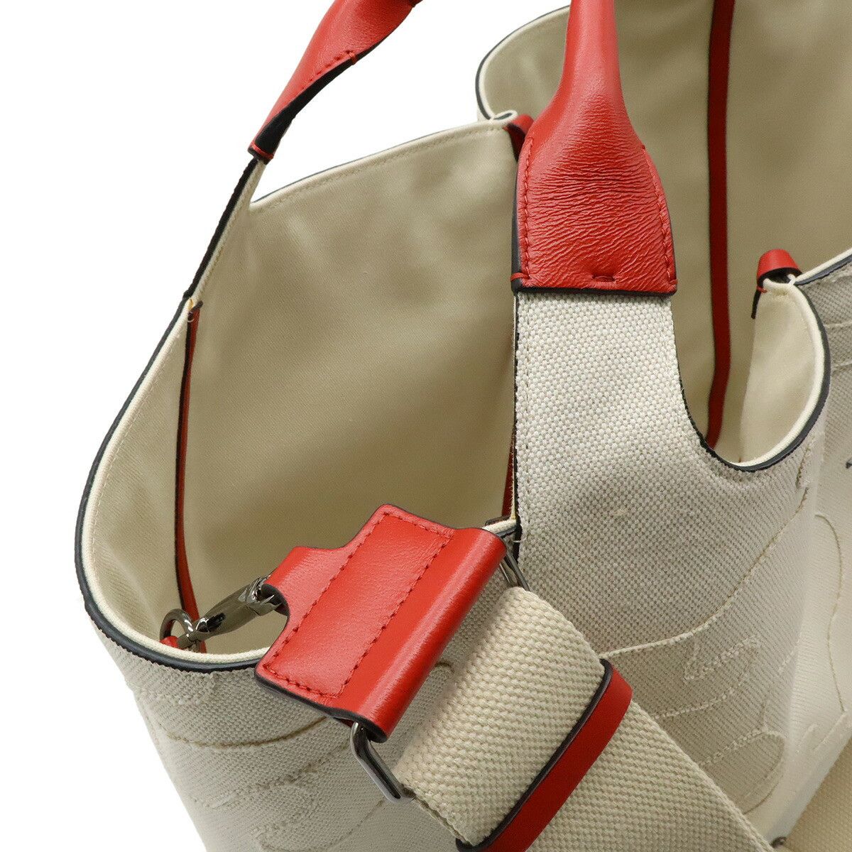 Valentino Valentino Valentino Garavani Atelier 07 Canvas 2way Tote Bag Textile Tote Bag DUTY FREE for USA Size ONE SIZE - 5 Thumbnail