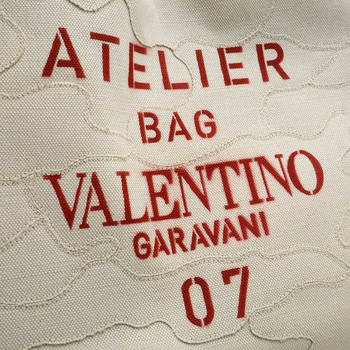 Valentino Valentino Valentino Garavani Atelier 07 Canvas 2way Tote Bag Textile Tote Bag DUTY FREE for USA Size ONE SIZE - 8 Thumbnail