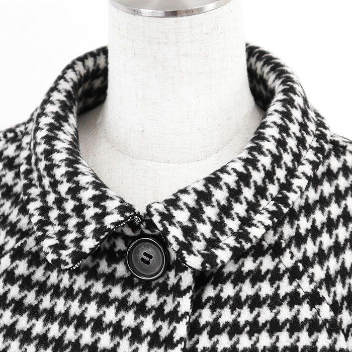 Miu Miu Miu Miu Miu Miu Houndstooth Virgin Wool Coat Textile Outerwear DUTY FREE for USA Size ONE SIZE - 3 Thumbnail