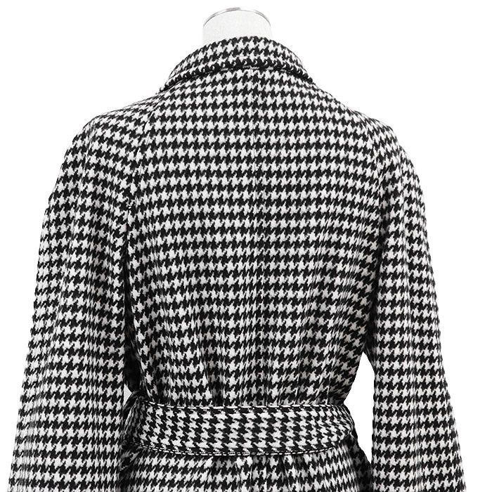 Miu Miu Miu Miu Miu Miu Houndstooth Virgin Wool Coat Textile Outerwear DUTY FREE for USA Size ONE SIZE - 6 Thumbnail