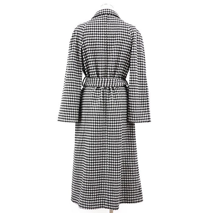 Miu Miu Miu Miu Miu Miu Houndstooth Virgin Wool Coat Textile Outerwear DUTY FREE for USA Size ONE SIZE - 5 Thumbnail