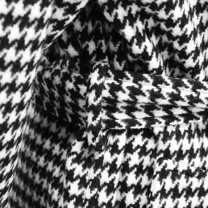 Miu Miu Miu Miu Miu Miu Houndstooth Virgin Wool Coat Textile Outerwear DUTY FREE for USA Size ONE SIZE - 7 Thumbnail