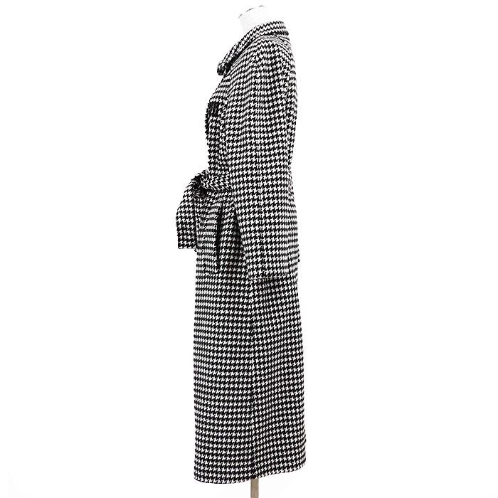 Miu Miu Miu Miu Miu Miu Houndstooth Virgin Wool Coat Textile Outerwear DUTY FREE for USA Size ONE SIZE - 15 Thumbnail
