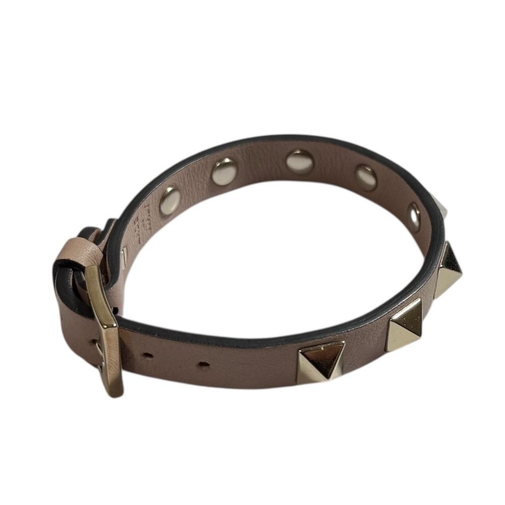 Valentino Valentino Valentino Rockstud Bracelet Leather Bracelet DUTY FREE for USA Size ONE SIZE - 2 Thumbnail