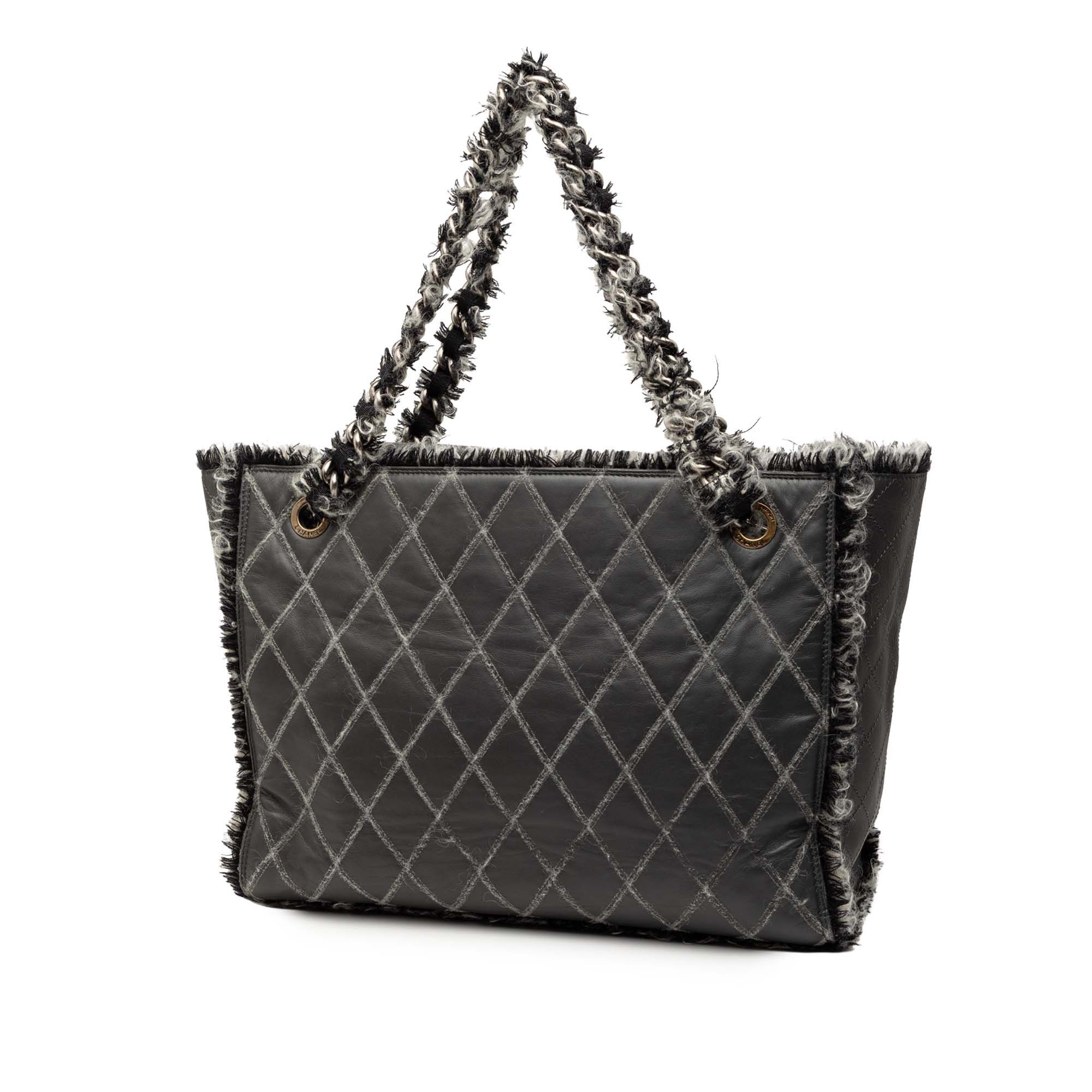 Chanel Chanel CC Quilted Calfskin Tweedy Shopping Tote Size ONE SIZE - 2 Thumbnail