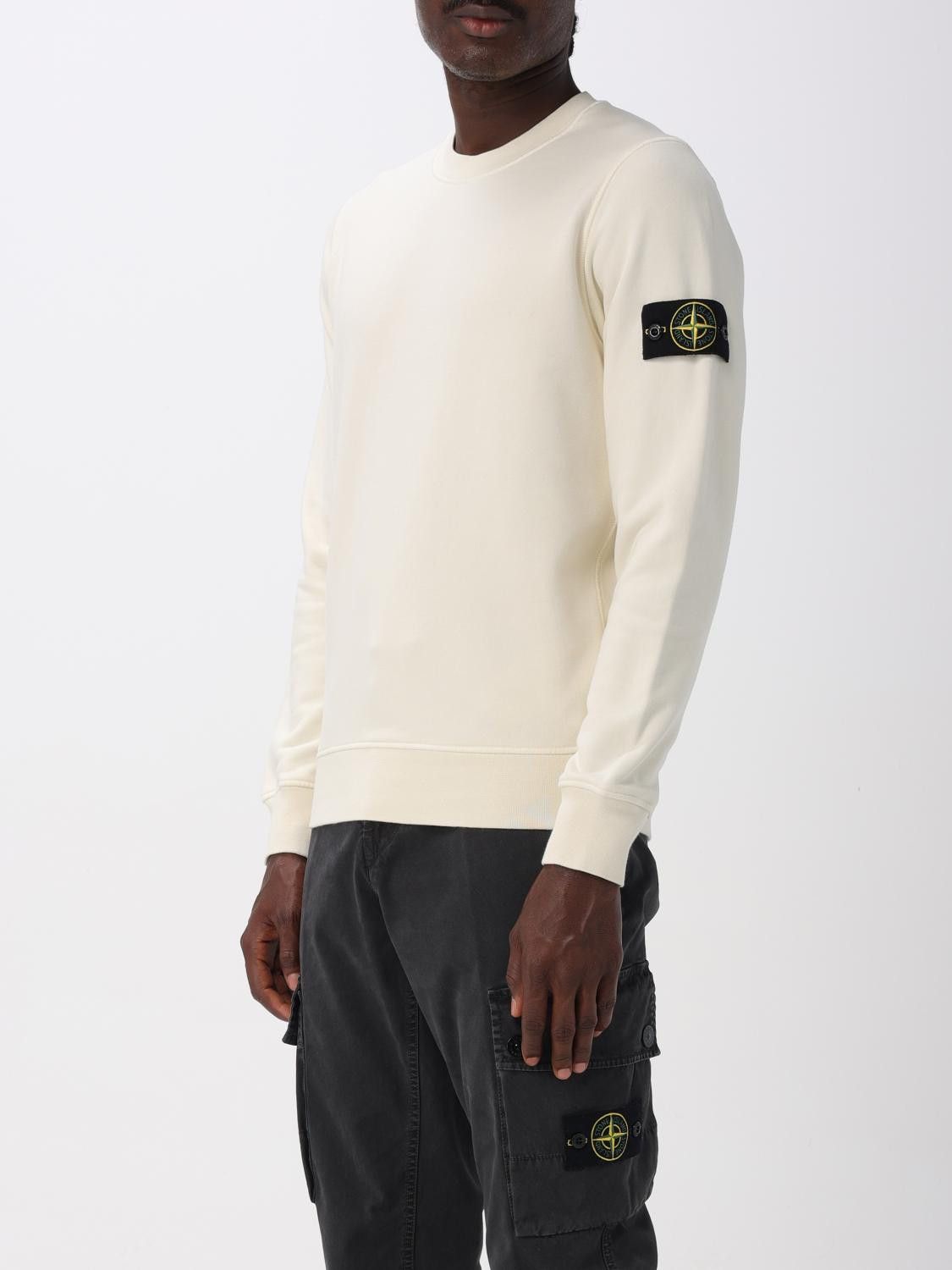 Stone Island Stone Island Sweatshirt Men Ivory Size US XXL / EU 58 / 5 - 4 Thumbnail