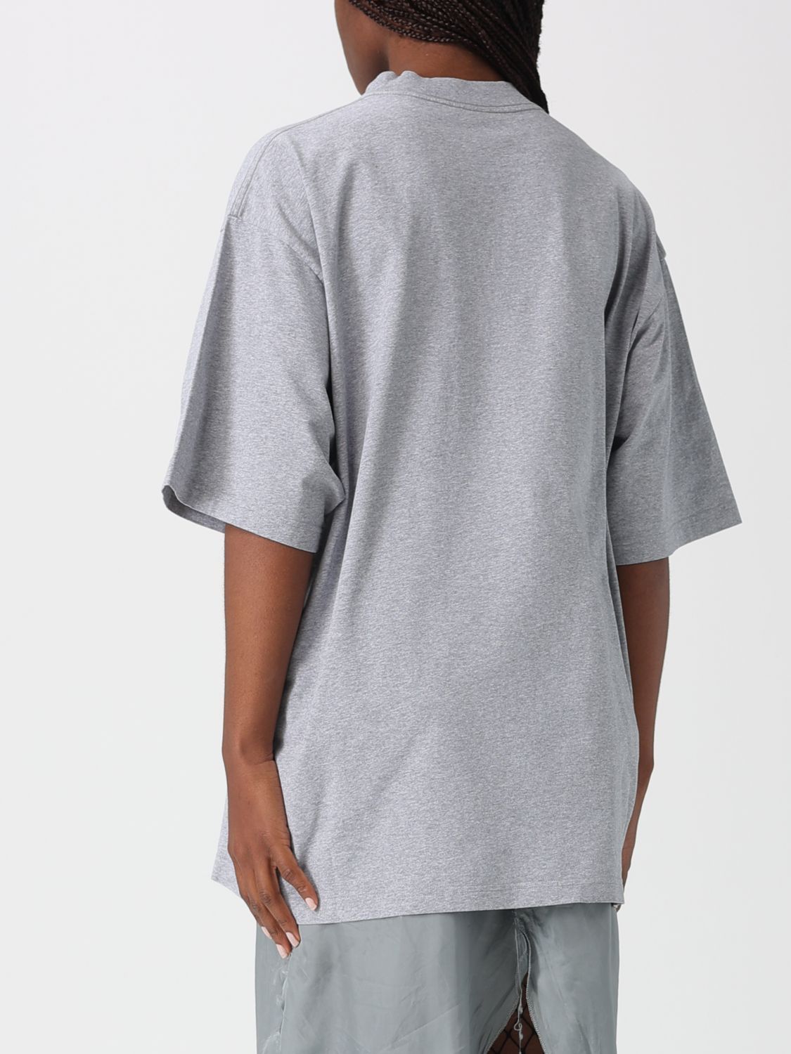 Balenciaga Balenciaga T-Shirt Woman Grey Size XS / US 0-2 / IT 36-38 - 3 Thumbnail