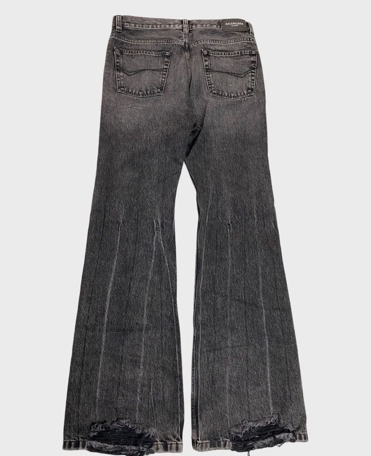 Balenciaga Lost Tape Flared Denim Jeans Size US 34 / EU 50 - 2 Thumbnail