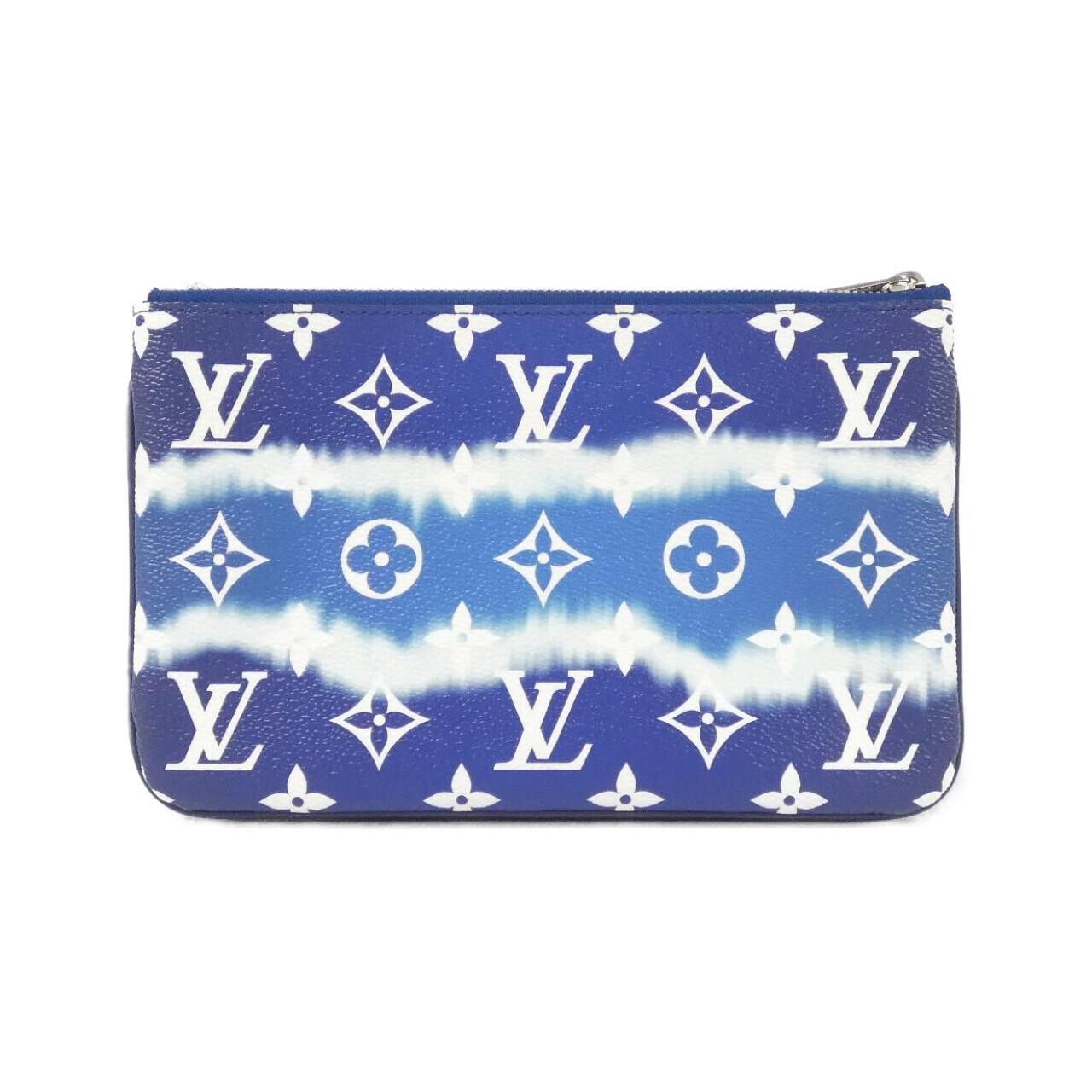 Louis Vuitton Louis Vuitton Louis Vuitton LV Escale Pochette Double Zip Coated Canvas Shoulder Bag Textile Shoulder Bag M69124 DUTY FREE for USA Size ONE SIZE - 2 Thumbnail