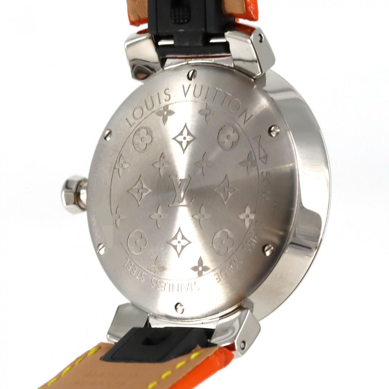 Louis Vuitton Louis Vuitton Louis Vuitton Tambour Slim 11P Stainless Steel Quartz Metal Quartz QA159 DUTY FREE for USA Size ONE SIZE - 6 Thumbnail