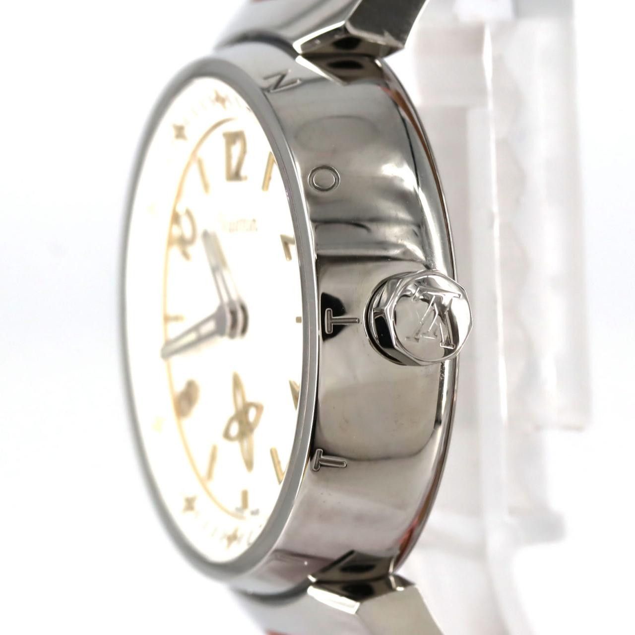 Louis Vuitton Louis Vuitton Louis Vuitton Tambour Stainless Steel Metal Quartz QA092 DUTY FREE for USA Size ONE SIZE - 3 Thumbnail