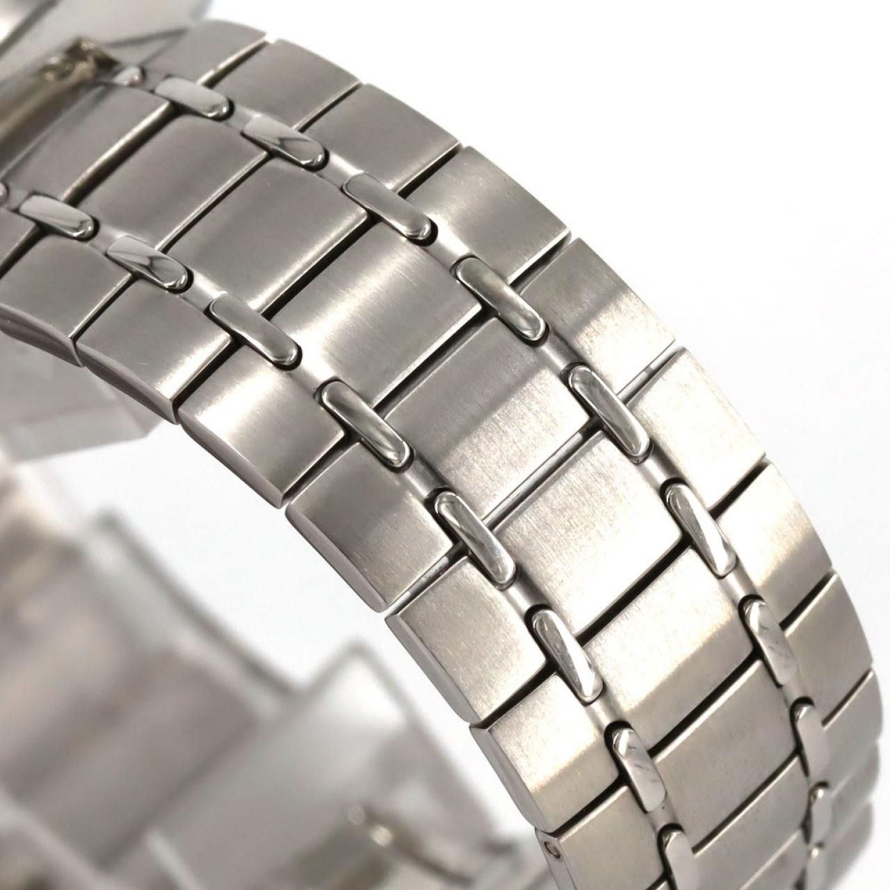 Louis Vuitton Louis Vuitton Louis Vuitton Tambour Moon Dual Time Stainless Steel Metal Quartz QA106 DUTY FREE for USA Size ONE SIZE - 4 Thumbnail