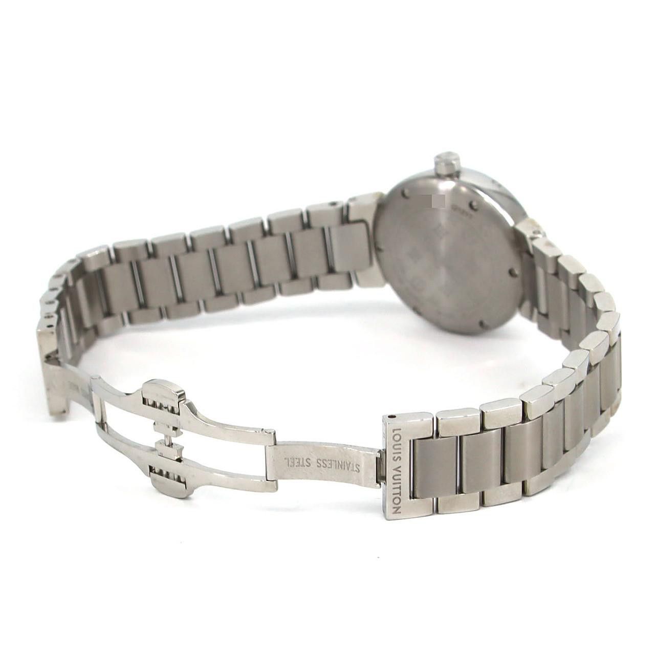 Louis Vuitton Louis Vuitton Louis Vuitton Tambour Stainless Steel Watch Metal Quartz Q121T DUTY FREE for USA Size ONE SIZE - 8 Thumbnail