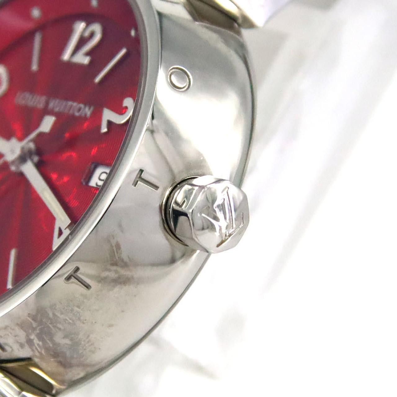 Louis Vuitton Louis Vuitton Louis Vuitton Tambour Stainless Steel Watch Metal Quartz Q121T DUTY FREE for USA Size ONE SIZE - 5 Thumbnail
