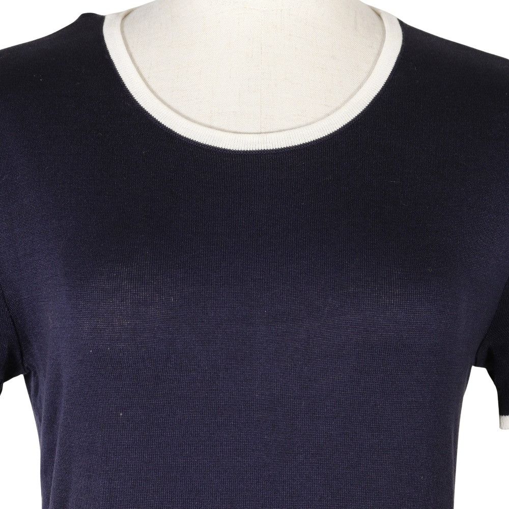 Chanel Chanel Chanel Cotton Knit Top Textile Tops P06382 DUTY FREE for USA Size ONE SIZE - 2 Thumbnail