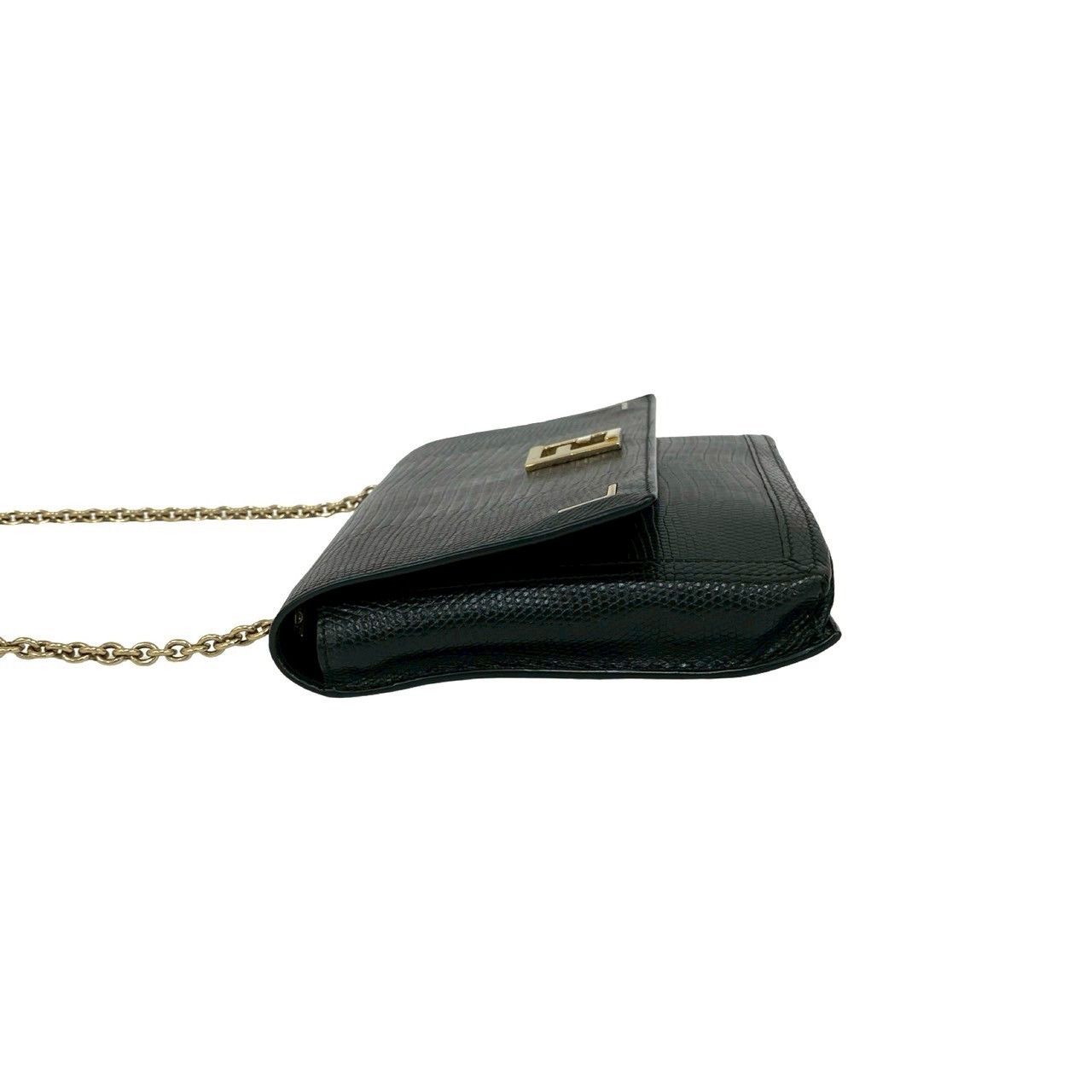 Fendi Fendi Fendi FF Logo Leather Chain Mini Shoulder Bag Leather Shoulder Bag DUTY FREE for USA Size ONE SIZE - 6 Thumbnail