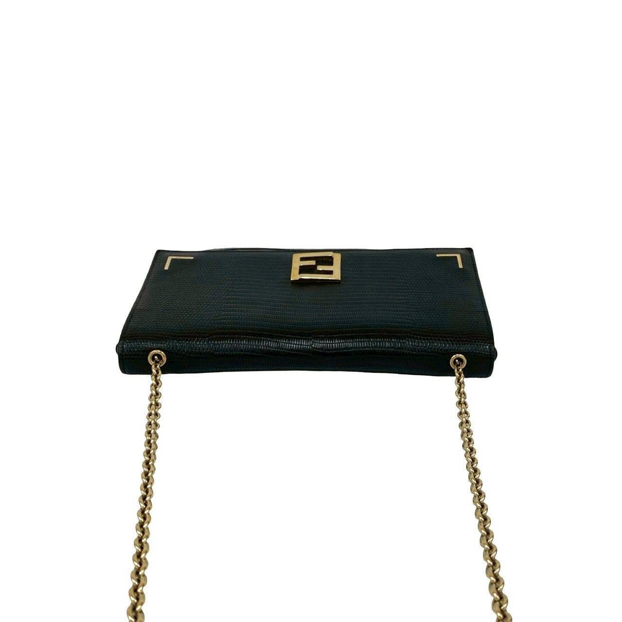 Fendi Fendi Fendi FF Logo Leather Chain Mini Shoulder Bag Leather Shoulder Bag DUTY FREE for USA Size ONE SIZE - 5 Thumbnail