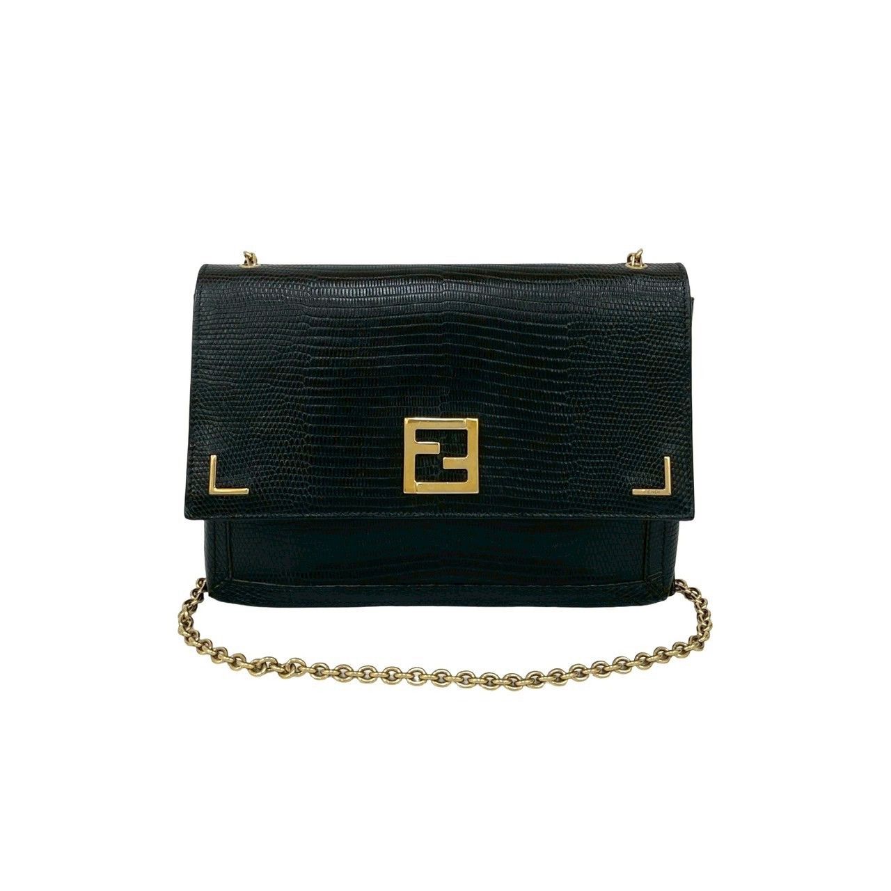 Fendi Fendi Fendi FF Logo Leather Chain Mini Shoulder Bag Leather Shoulder Bag DUTY FREE for USA Size ONE SIZE - 2 Thumbnail