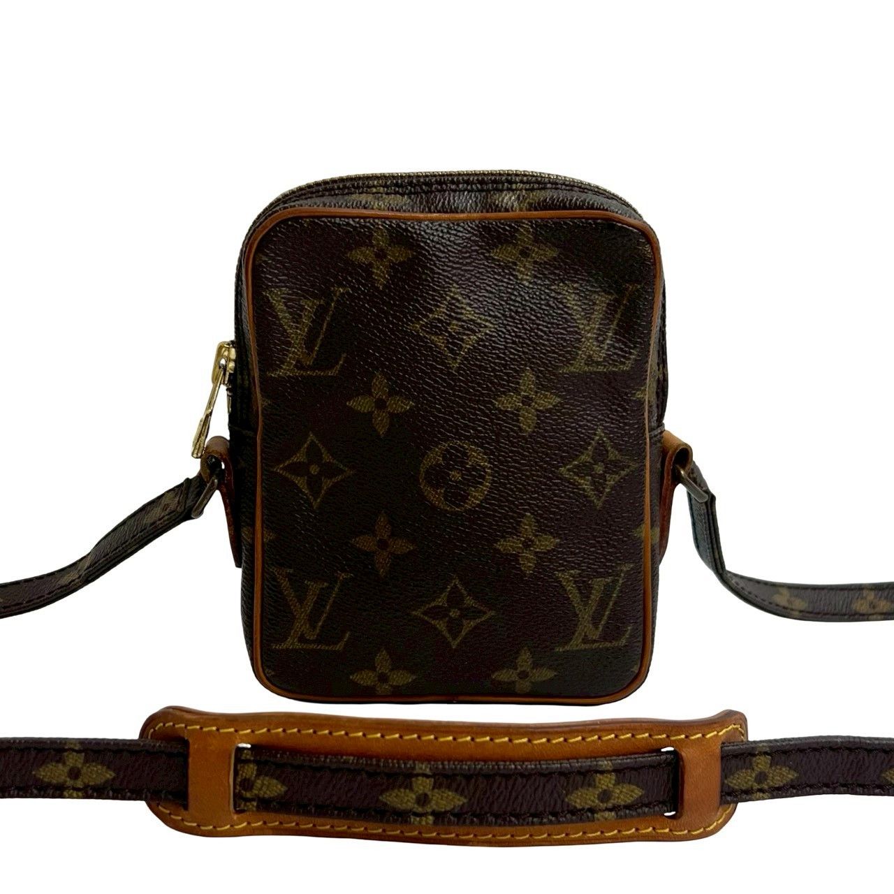 Louis Vuitton Louis Vuitton Louis Vuitton Mini Danube Monogram Leather Shoulder Bag Textile Shoulder Bag DUTY FREE for USA Size ONE SIZE - 2 Thumbnail
