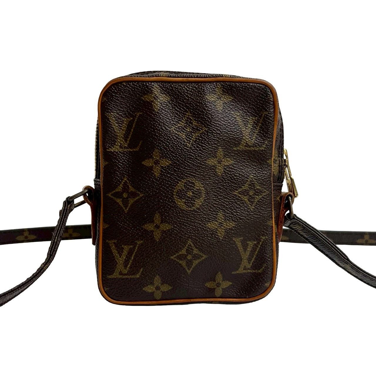 Louis Vuitton Louis Vuitton Louis Vuitton Mini Danube Monogram Leather Shoulder Bag Textile Shoulder Bag DUTY FREE for USA Size ONE SIZE - 4 Thumbnail