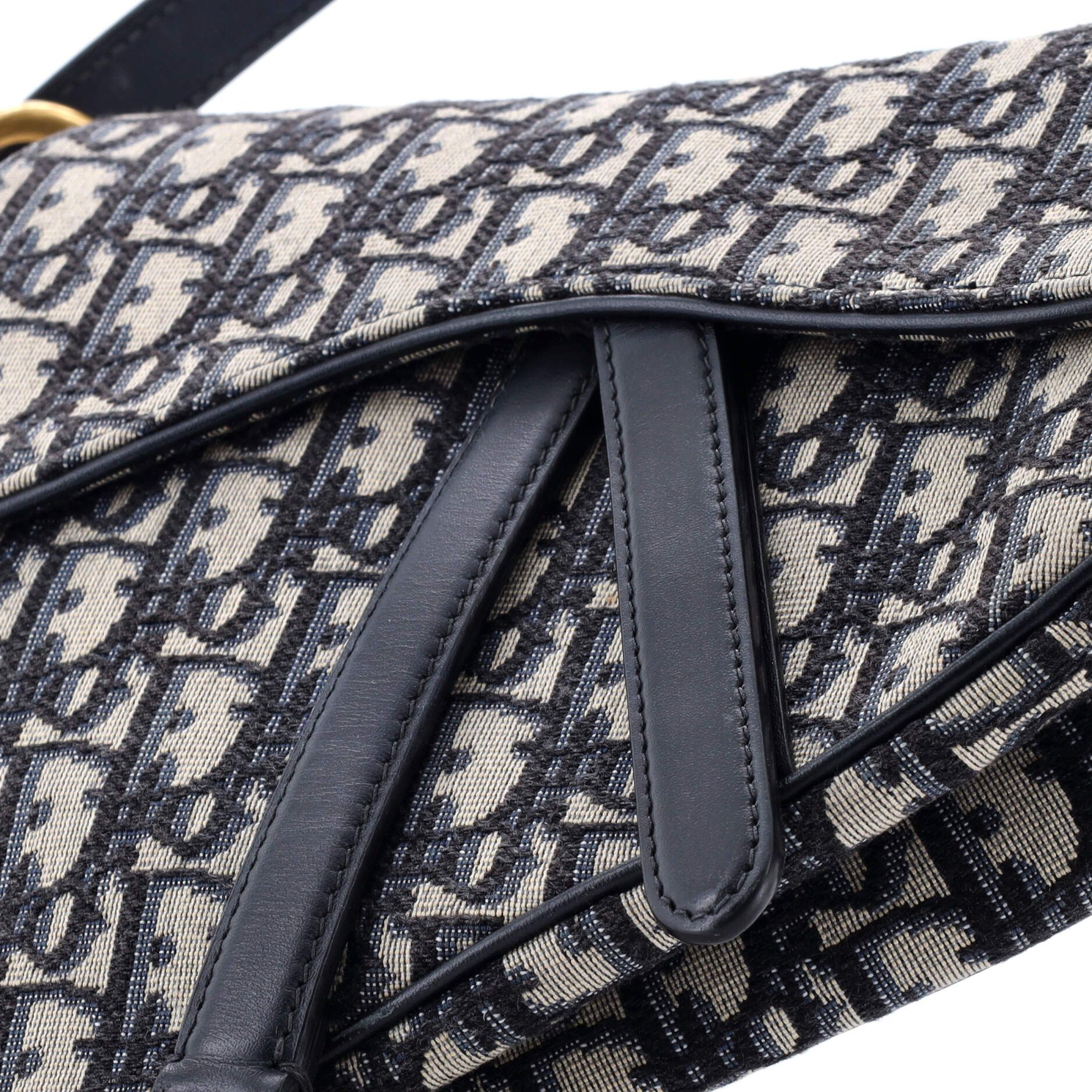 Dior Saddle Handbag Oblique Canvas Medium Size ONE SIZE - 5 Thumbnail