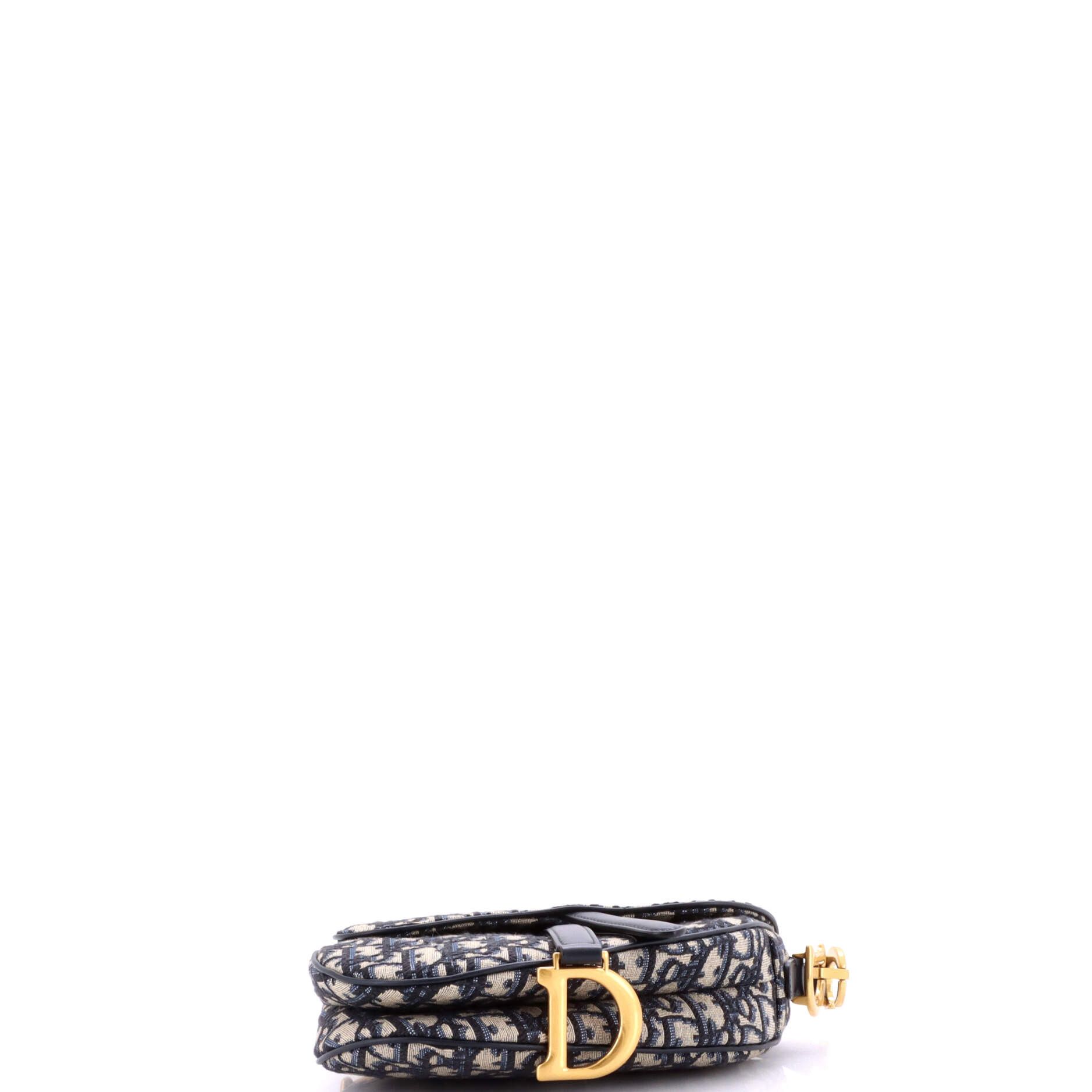 Dior Saddle Handbag Oblique Canvas Mini Size ONE SIZE - 3 Thumbnail