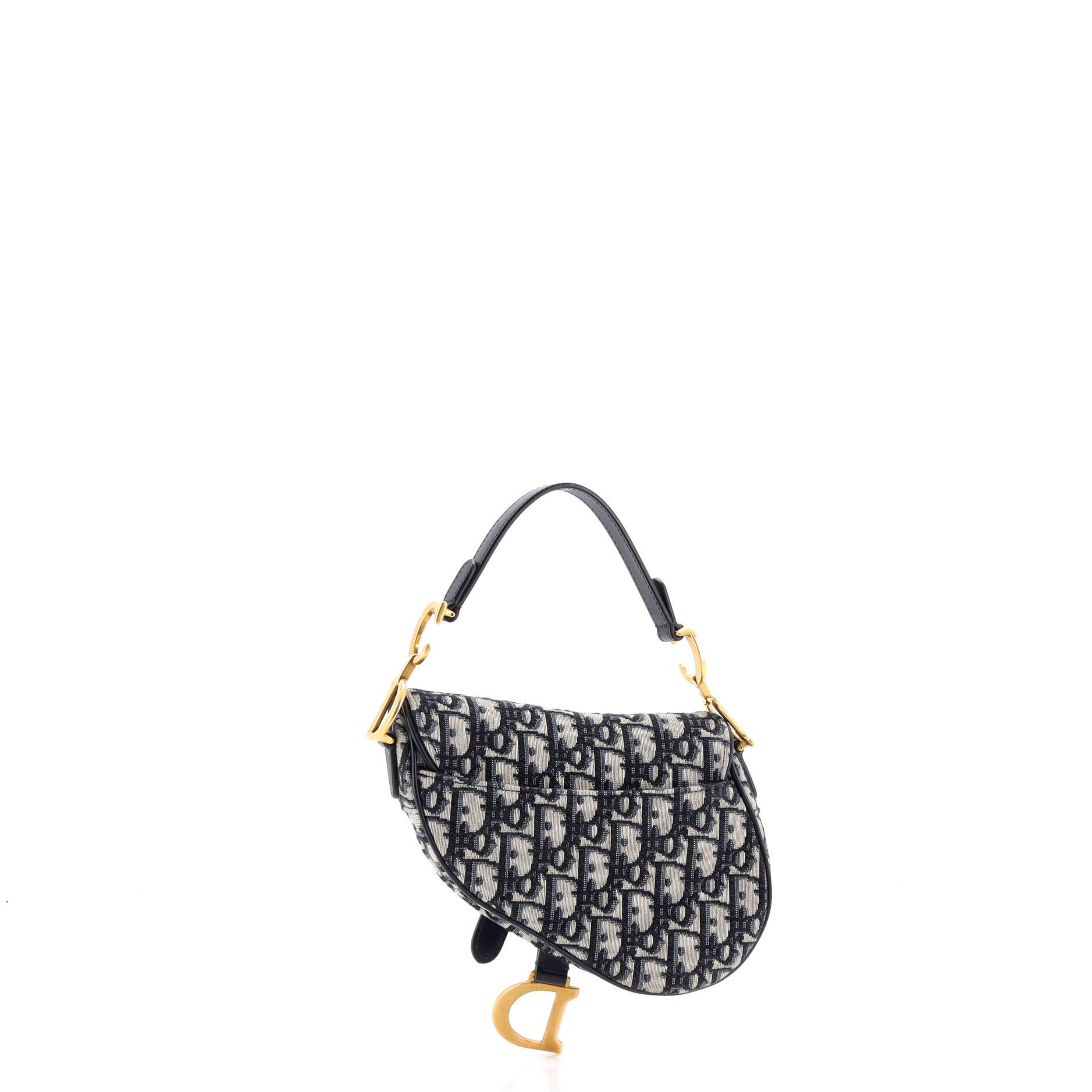 Dior Saddle Handbag Oblique Canvas Mini Size ONE SIZE - 2 Thumbnail